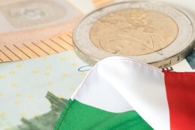 Italien-Euro-Devisen